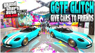 GTA 5 Give Cars To Friends GCTF Glitch Anywhere How To Trade Cars FREE GTA 5 Glitches [upl. by Haeel793]