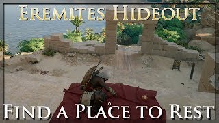 Eremites Hideout Find a Place to Rest  Egypt  ASSASSINS CREED ORIGINS  UBISOFT [upl. by Amaerd]