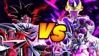 SPACE TRAVELING WARRIORS VS FIGHTING LEGEND FRIEZA DBZ Dokkan Battle [upl. by Ennaitak403]