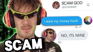 pewdiepie got me SCAMMED Fiverr Raps [upl. by Gruchot]