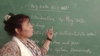 BTECH KCS061 BIG DATA LECT1 [upl. by Oleusnoc833]