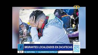 Rescatan a más de 50 migrantes guatemaltecos en Zacatecas [upl. by Aharon]