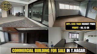 ID 1972  Commercial Building For Sale In TNagar  30  Less then Market Price [upl. by Alegnat33]