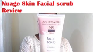 Nuage Skin Facial Scrub Review [upl. by Rossen]