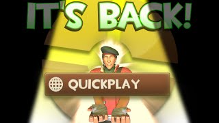 TF2 QUICKPLAY IS BACK AND ITS A GODSEND fixtf2 savetf2 [upl. by Gold]