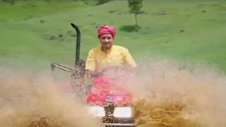 mahindratractorvirtualdrive and stund 😳🧐 mahindra mahindratractor viralvideo [upl. by Reagen]