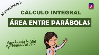 Área del recinto formado por dos parábolas Ejercicio de Selectividad MCPV1415OrdA4 EAU UPVEHU [upl. by Floria]