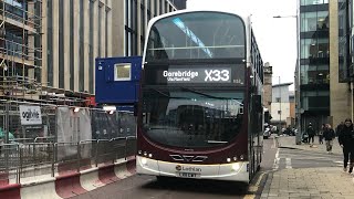 Loud B9TL Redlines  Lothian Bus 1153  LX11 CWT [upl. by Eilyab]