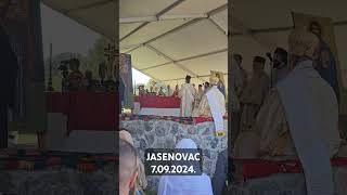 JASENOVAC 7092024 hrišćanstvo pravoslavlje jasenovac liturgija [upl. by Anifled870]