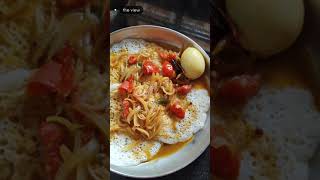 Appam  mutta curry  അപ്പവും മുട്ട കറിയും  the view shorts egg eggcurry appam breakfast [upl. by Haon]