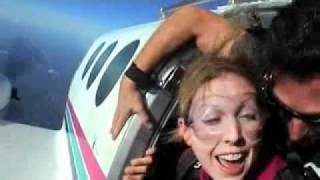 Worlds highest tandem skydive jumps 18000 feet  Skydive Space Center  Unravel Travel TV [upl. by Reena]