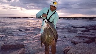 Fishing for flounder at Fish Pass Jetties LiveBait [upl. by Nosiddam582]