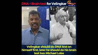 Velingkar should do DNA test on himself first later he should do his brain test too Michael Lobo [upl. by Kurtis]