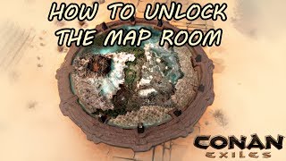 How To Unlock The Map Room To Fast Travel Through The Map  CONAN EXILES [upl. by Herbie]