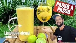 COMO FAZER LIMONADA ALEMÃ PASSO A PASSO deixa o like [upl. by Abana]