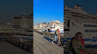 Porto di Napoli New look shorts tourism naples walkaround italy travel [upl. by Fisher]