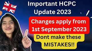 HCPC UPDATE Registration Process 2023 NEW Course Information Form  HCPC Applications International [upl. by Marolda]