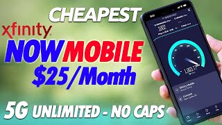 Comcast Xfinity NOW Mobile 5G and Now Internet Plans Explained Best Prepaid Mobile Plans in the USA [upl. by Icul]