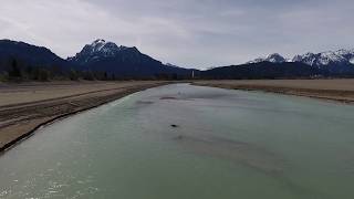 Der Forggensee ohne Wasser im April 2018 DJI Phantom 4 [upl. by Hnahc]