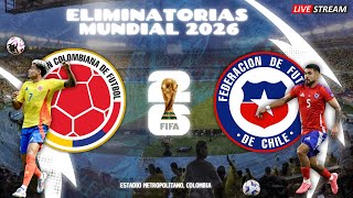 🔴 EN VIVO COLOMBIA VS CHILE  PARAGUAY VS VENEZUELA  FECHA 10  ELIMINATORIAS MUNDIAL 2026 [upl. by Harifaz689]