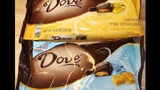 Dove Chocolate Sea Salt Caramel amp Caramel Milk Chocolate Review [upl. by Bracci]