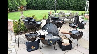 Kadai Fire Bowls ®  Indian Fire Pit [upl. by Skerl756]