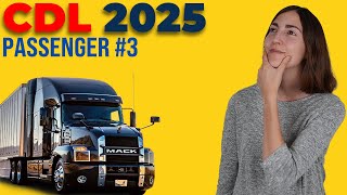 CDL Passenger Test 3 2025 40 Questions with Explained Answers [upl. by Anay]