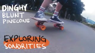 Exploring Sonorities  ASMR Cruiser Skateboard Session  Landyachtz Dinghy Blunt [upl. by Etnaud]