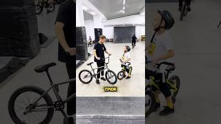 Загадываю Паше очень старнные ТРЮКИ 🤪 nikbmx бмх bmx велосипед extremekidstomsk [upl. by Yenruogis229]