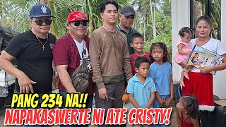 PABAHAY NI ROEL OF MALALAG  NAPAKASWERTE NI ATE CRISTY [upl. by Arelus251]