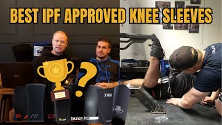 Powerlifting Knee Sleeve Review  IPF APPROVED SBD Inzer Oni Strengthshop A7 Titan Hansu [upl. by Holna227]