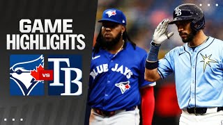 Blue Jays vs Rays Game Highlights 33124  MLB Highlights [upl. by Inerney]