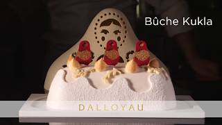 Création des fêtes 2017  Bûche quotKuklaquot by DALLOYAU [upl. by Vernice]