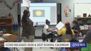 CCISD releases calendars for next 2 academic years [upl. by Averyl]