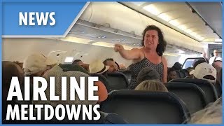 CRAZIEST airline meltdowns [upl. by Ertemed706]