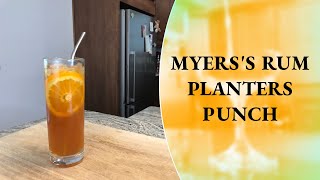 How to Make Myerss Rum Planters Punch  Rum Cocktail  Cocktail at Home [upl. by Prent]