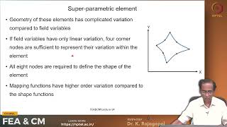 Isoparametric Elements PartI [upl. by Eiramlehcar]