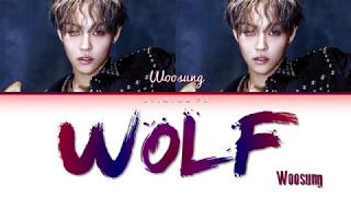 WOOSUNG 김우성  WOLF Lyrics Color CodedHanRomEng [upl. by Silisav]