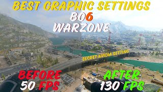 NEW BEST PC Graphics Settings For BO6 WARZONE MAX FPS And VISIBILITY Optimization [upl. by Neema784]