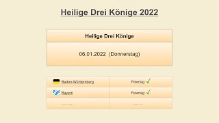 Heilige Drei Könige 2022 [upl. by Teloiv]