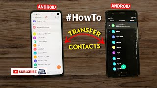 How To Transfer Contacts Android To Android howto  Tech Tak [upl. by Castorina777]