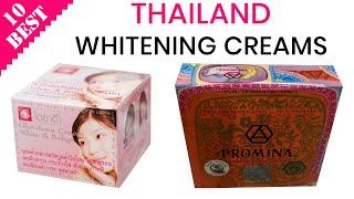 10 Best Thailand Whitening Creams  Best Skin Bleaching Lightening and Brightening Cream [upl. by Nilyram]