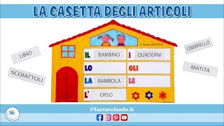 La casetta degli articoli determinativi [upl. by Akirderf272]