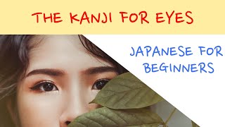 The easiest way to learn Japanese kanji for JLPT N5  Eyes [upl. by Ahsonek483]