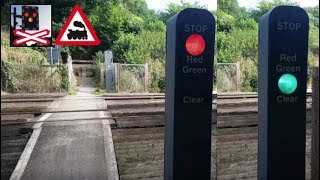 Pebble Lane Footpath Level Crossing Kent [upl. by Lotsyrk]