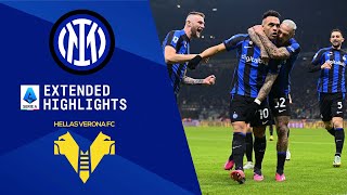 Inter Milan vs Hellas Verona Extended Highlights  Serie A  CBS Sports Golazo [upl. by Morganstein]