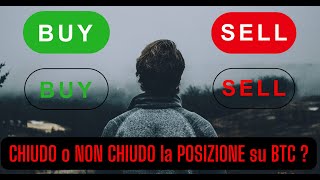 BITCOIN 🤔 Non sai se chiudere la posizione guarda questo video [upl. by Standish42]