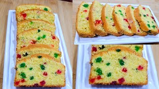 Homemade Tutti Fruit Cake Recipe Vanilla Fruit Cake Recipe [upl. by Brebner364]