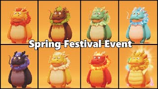 Spring Festival Event Shen Loong Dragon Pass  Party Animals [upl. by Selimah]