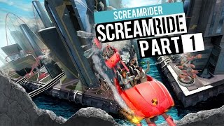 ScreamRide Xbox One Part 1 quotSandbox Mode Funquot [upl. by Nairehs260]